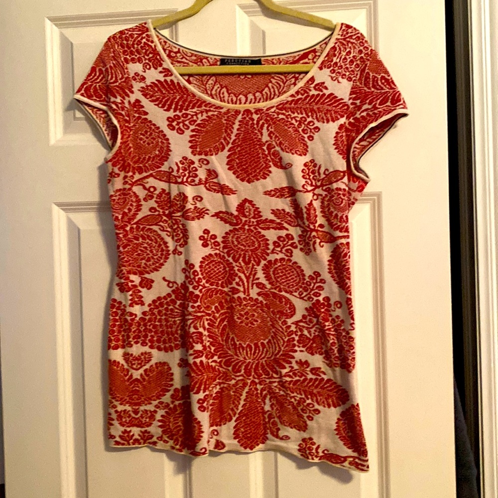 Peruvian Connection Pima knit sweater size small
